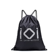 GRS qualified string bag Recycled Polyester lightweight back pack Rpet ultra-light biking bag Recycled bag custom logo recycle